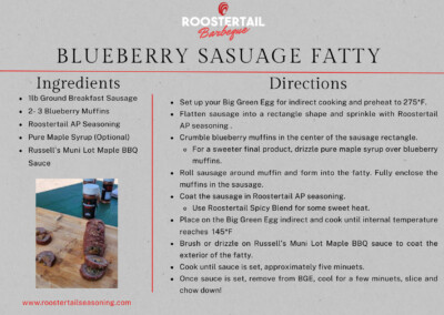 Blueberry Sausage Fatty Recipe