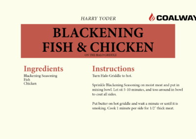 Blackening Fish & Chicken Recipe