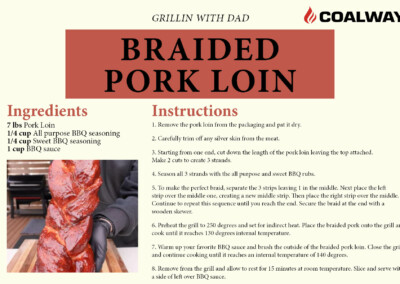 Braided Pork Loin Recipe