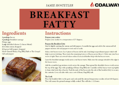Breakfast Fatty Recipe