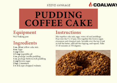 Pudding Coffee Cake Recipe