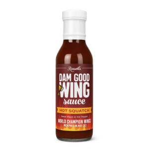 Russell’s Dam Good Wing Sauce – Hot Squatch