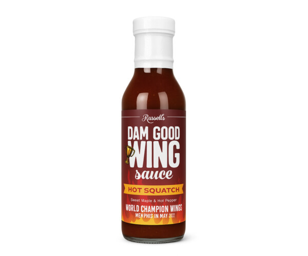 Russell’s Dam Good Wing Sauce – Hot Squatch
