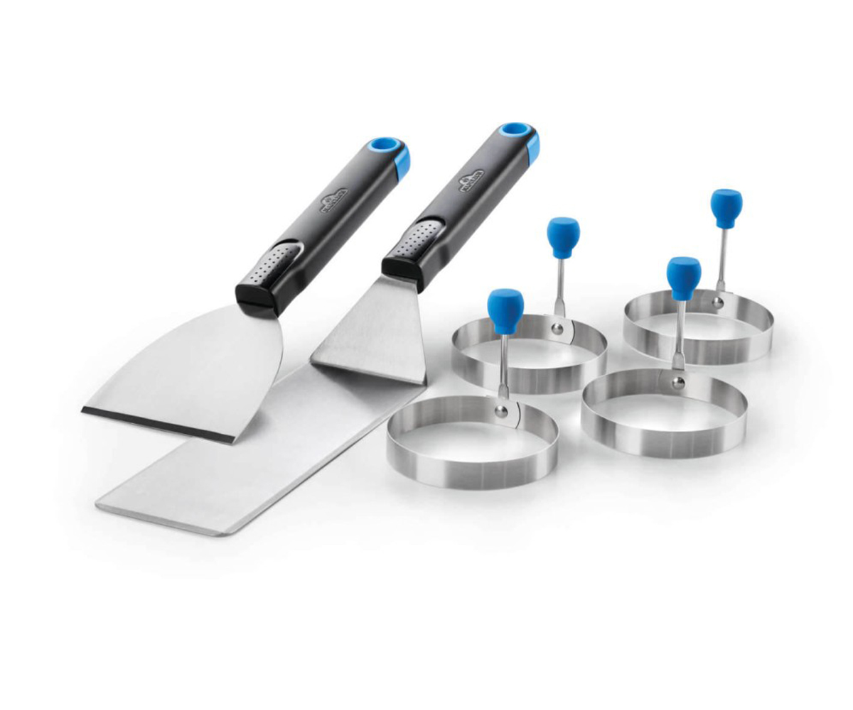 Napoleon Breakfast Toolset with 4 Egg Rings