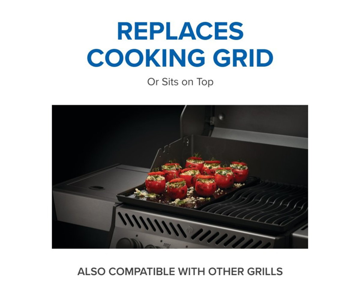 Napoleon Enameled Cast Iron Reversible Griddle - Image 3